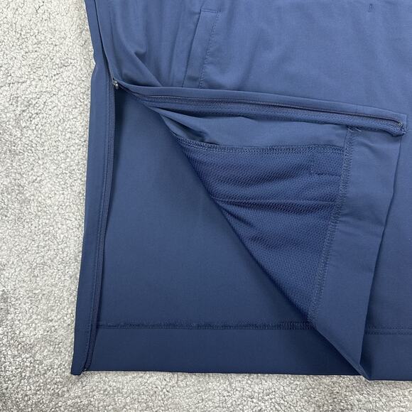 Nike Football Coaches Jacket Mens Medium Blue Short Sleeve Hooded Pullover - Picture 5 of 11